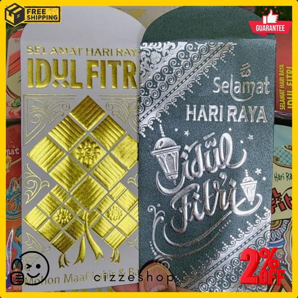 

Bellino - Grosir 1Pak Isi 50 Lembar Amplop Poli Lebaran Ukuran Sedang L Exclusive Mewah Premium Angpau Lebaran Thr Flash Sale! Diskon Hingga 70%