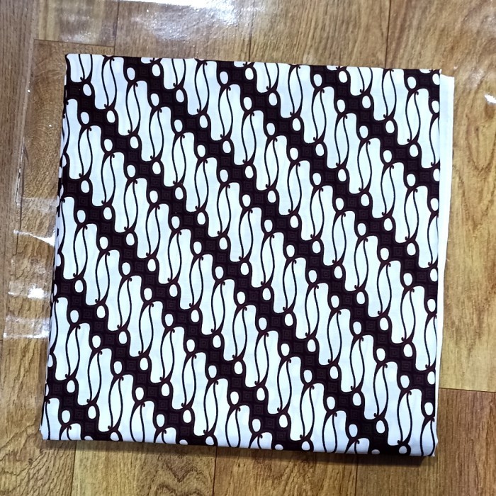 kain batik jarik motif parang latar putih