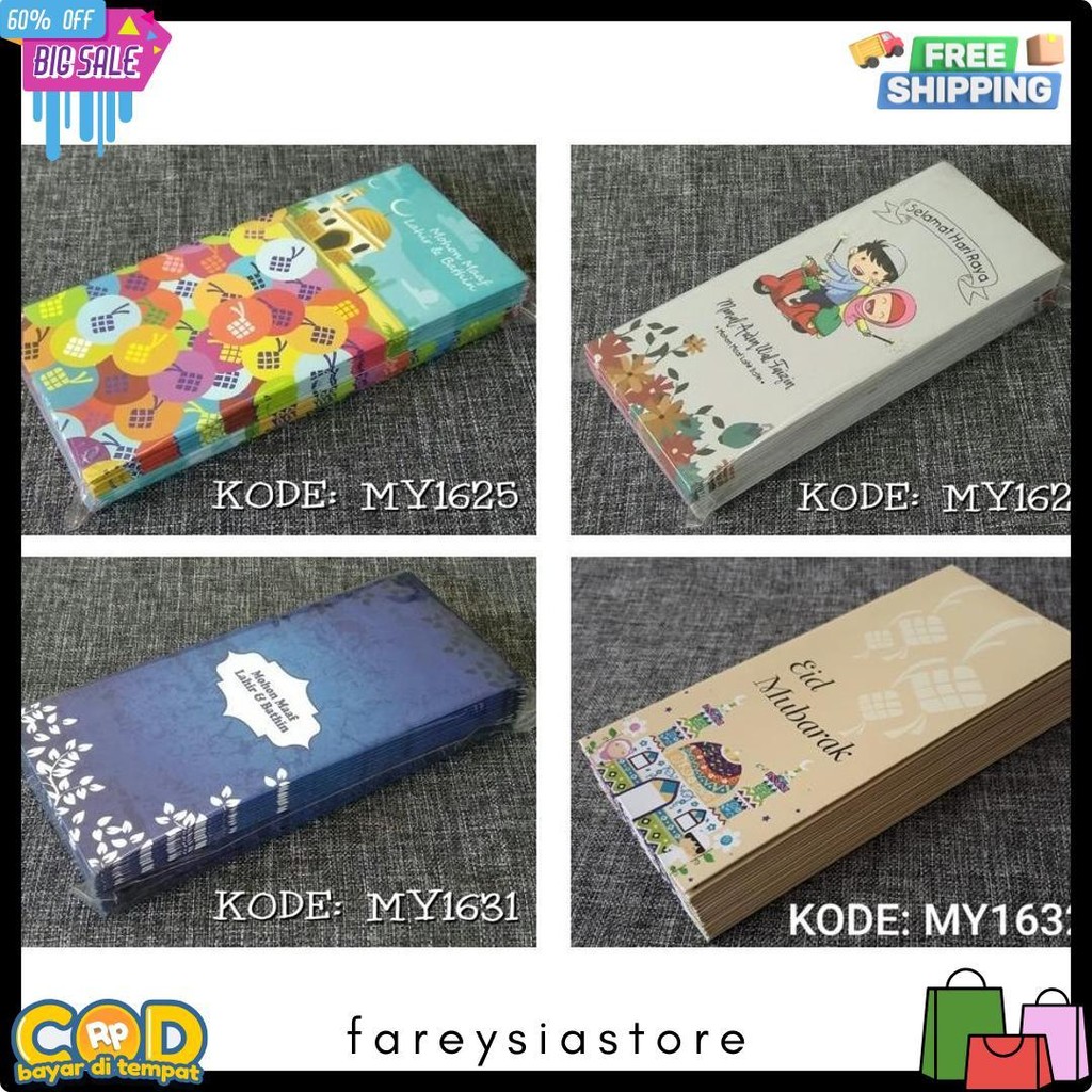

Amplop Lebaran Exlcusive - Angpau Uang Kode My1634 Terlaris! Produk Ini Banyak Dicari