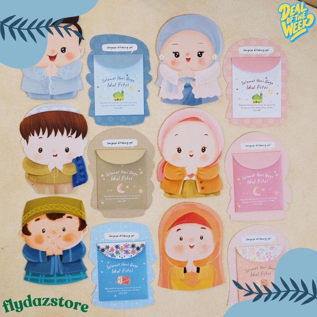 

Amplop Lebaran Idul Fitri - 1 Set Isi 6Pcs Terlaris! Produk Ini Banyak Dicari