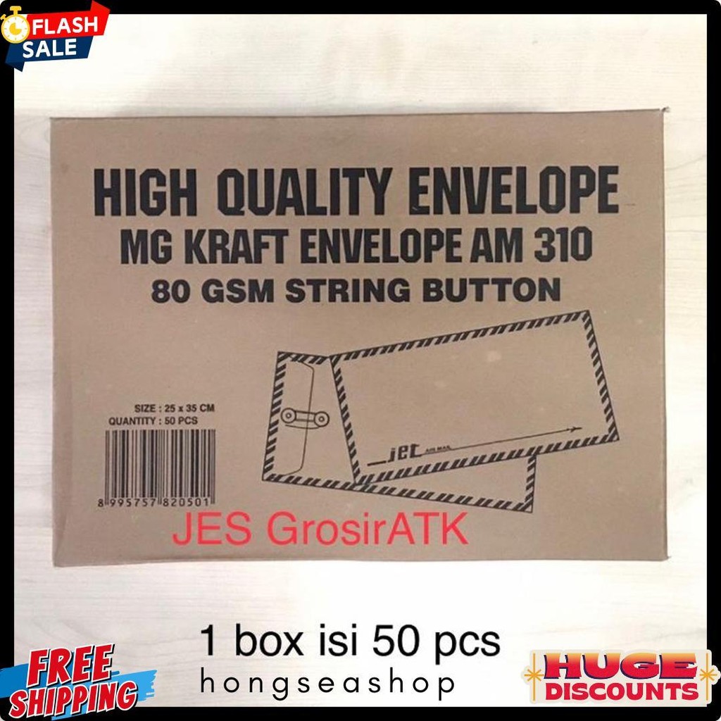 

Amplop Coklat Tali 310 (1 Box Isi 50 Pcs) Terlengkap Dan Termurah
