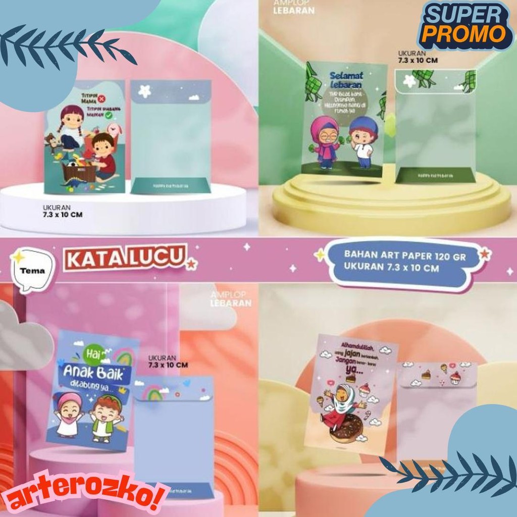

[Isi 100 Mix Motif] Amplop Lebaran Idul Fitri Viral 2025 Gambar Lucu Bisa Dijual Lagi Diskon