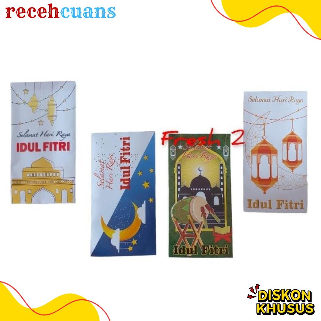 

Amplop Lebaran 100 Lembar / Angpao Clasik / Angpao Idul Fitri Diskon Setengah Harga