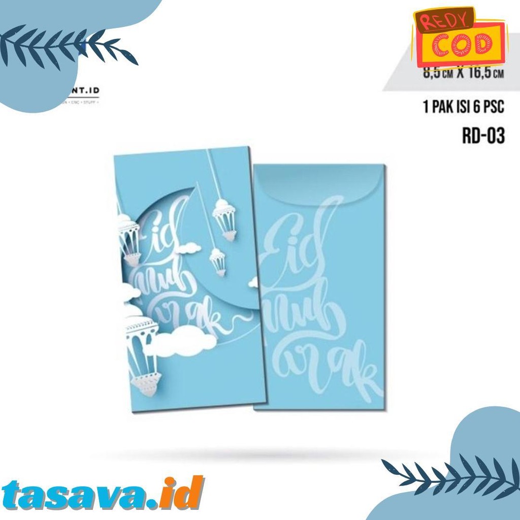 

Amplop Thr Lebaran / Amplop Lebaran Idul Fitri Isi 6 Pcs / Amplop Ukuran 16X8 Cm Diskon
