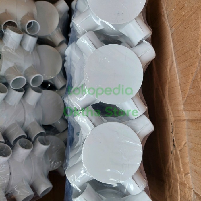SALE T DUS CABANG 4 20MM NISO PUTIH TEBAL PREMIUM QUALITY ZW604