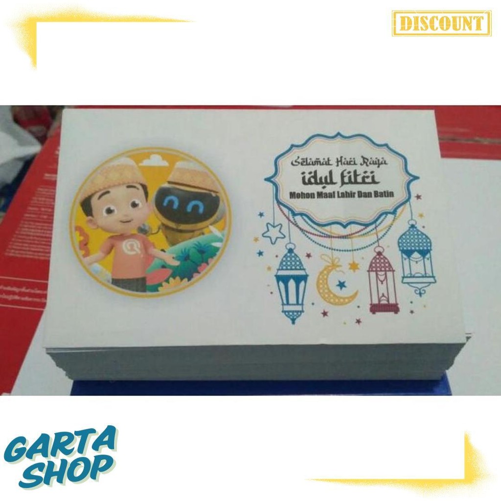 

100 Pcs Amplop Lebaran Custom Diskon