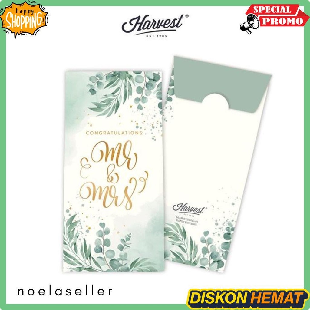 

Amplop / Angpao Wedding Harvest Isi 6 Glam Wedding Flash Sale! Diskon Hingga 70%