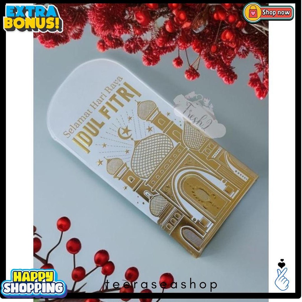 

Angpao Lebaran Hologram Emas / Amplop Idul Fitri Motif Mewah Terlengkap Dan Termurah