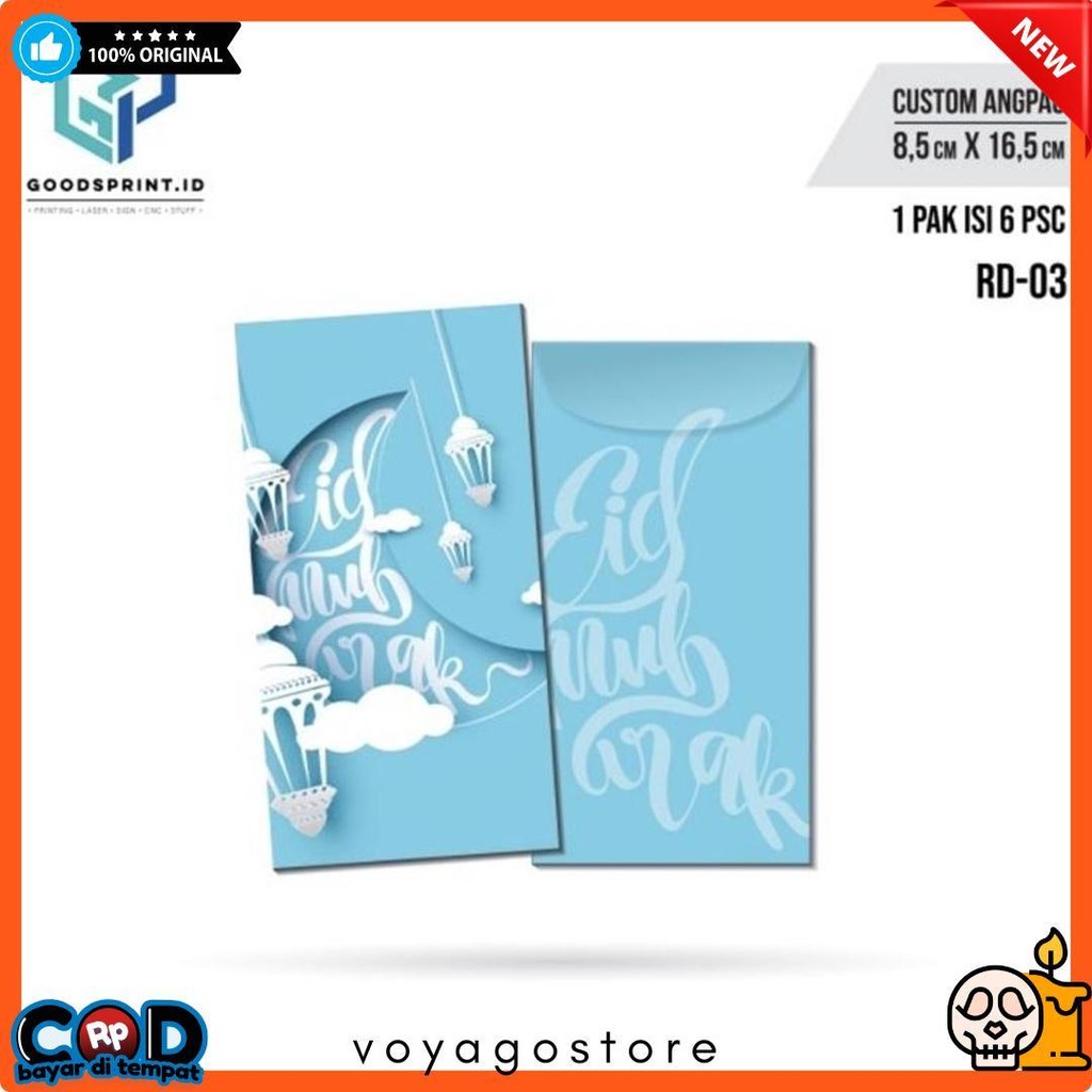 

Amplop Thr Lebaran / Amplop Lebaran Idul Fitri Isi 6 Pcs / Amplop Ukuran 16X8 Cm Diskon Setengah Harga