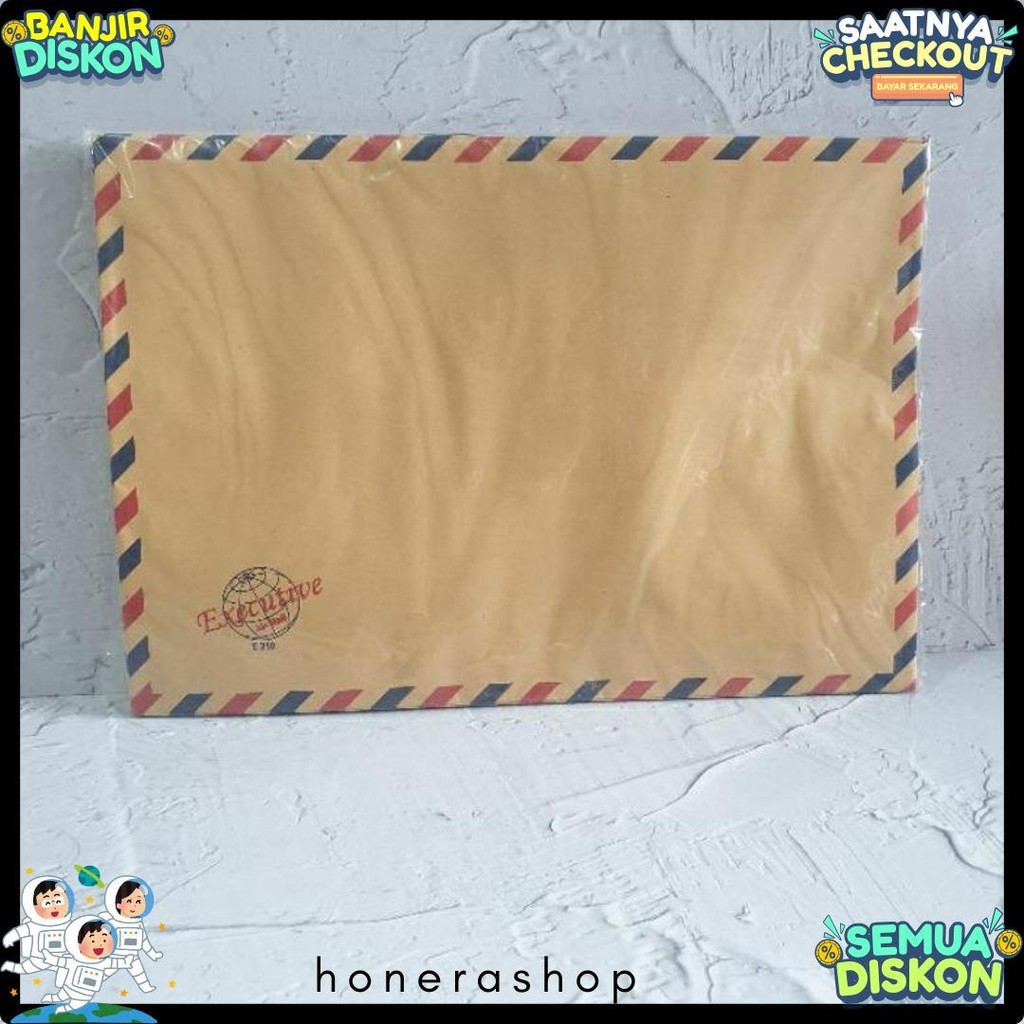 

Amplop Tali 310 Airmail Executive Diskon Setengah Harga