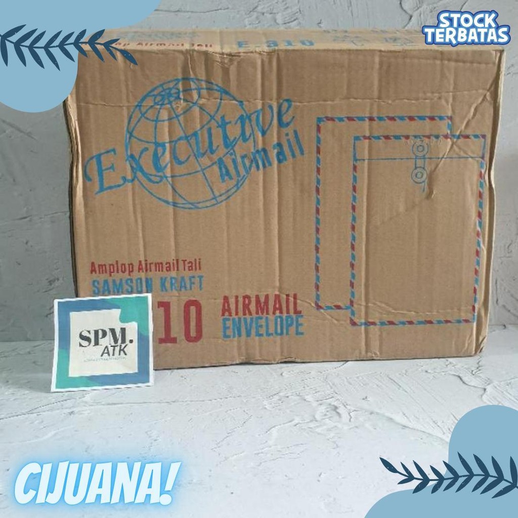 

Amplop Tali 310 Airmail Executive Diskon Setengah Harga