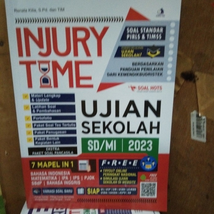 INJURY TIME UJIAN SEKOLAH untuk SD/MI 2023