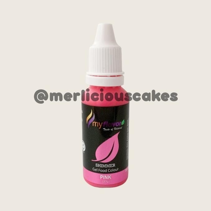 

hanya disini] My Flavor Pink Shimmer for Cake Painting Pewarna Makanan Halal