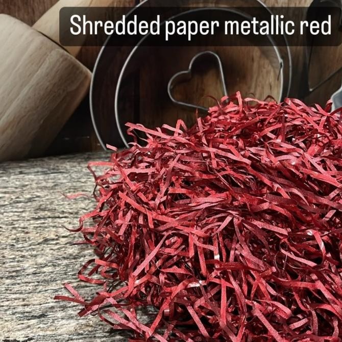

\\\\\] shredded paper metallic color warna kertas cacah metalik serut hamper