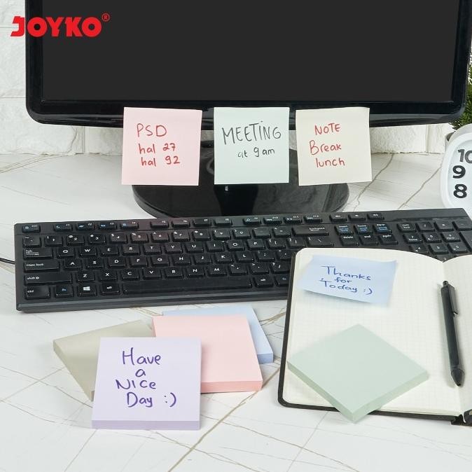 

JOYKO MEMO STICK 8CM STICKY NOTES KERTAS MEMO PASTEL MMS-30 [12PCS]
