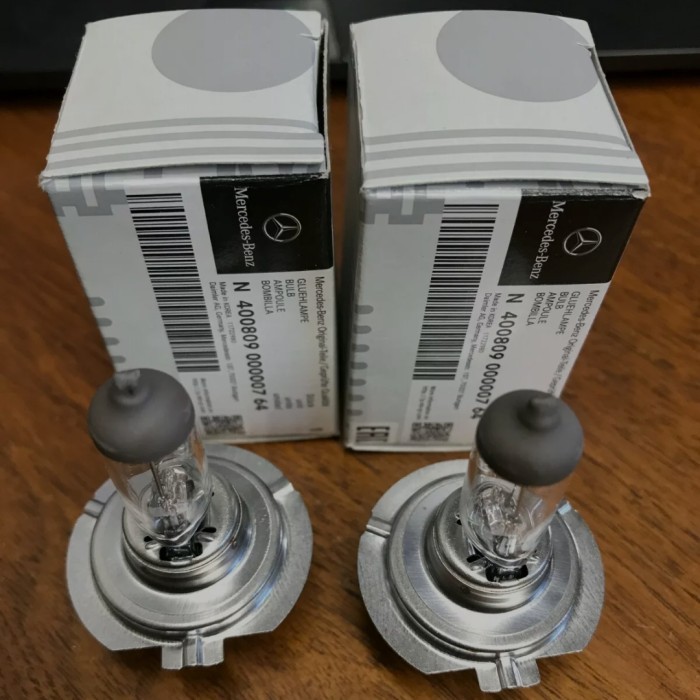 Bohlam Lampu Depan W205 W212 W211 W210 Original Mercedes-Benz H7 12V