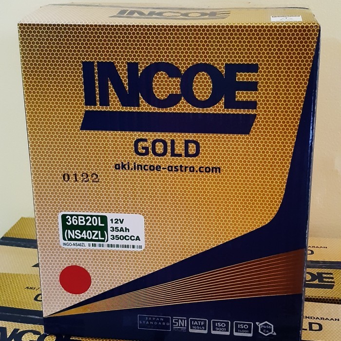 Aki Mobil Toyota Agya Incoe Gold Astra Ns40Zl Aki Basah