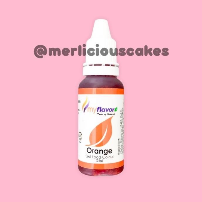 

paling diminati] Orange Gel My Flavor Food Color Food Colour Pewarna Makanan