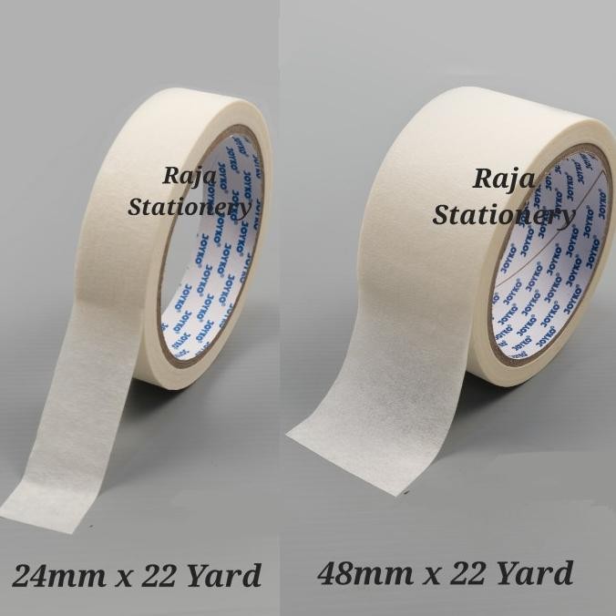 

JOYKO MASKING TAPE 24MM 48MM LAKBAN KERTAS JOYKO 1 INCH 2 INCH 1 PACK