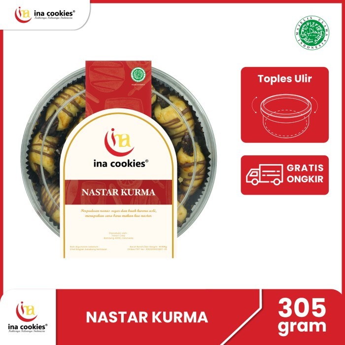 

Ina Cookies Toples Kue Kering Nastar Kurma Reguler