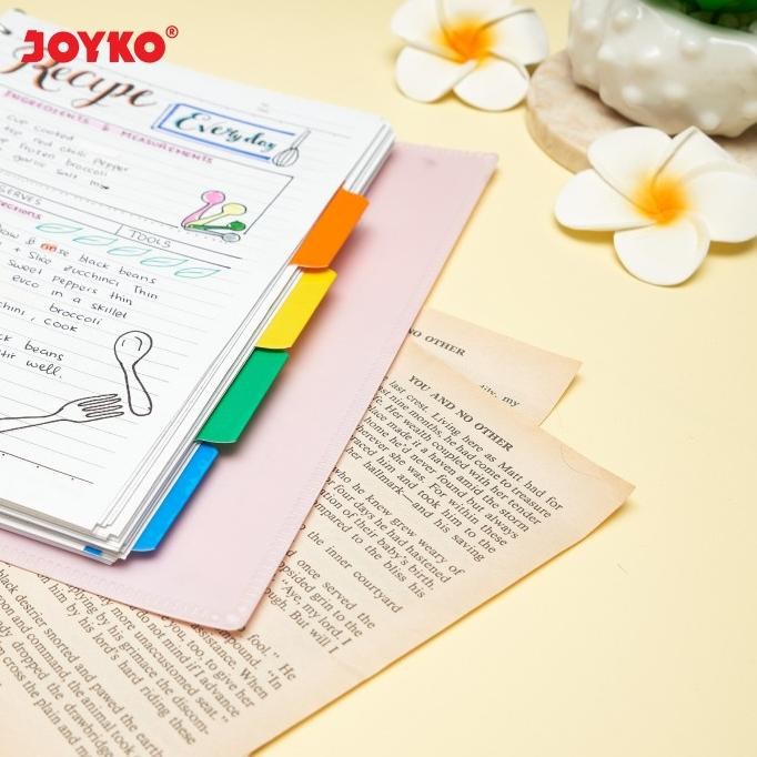 

Color Index Loose Leaf Pembatas Kertas Binder Joyko A5