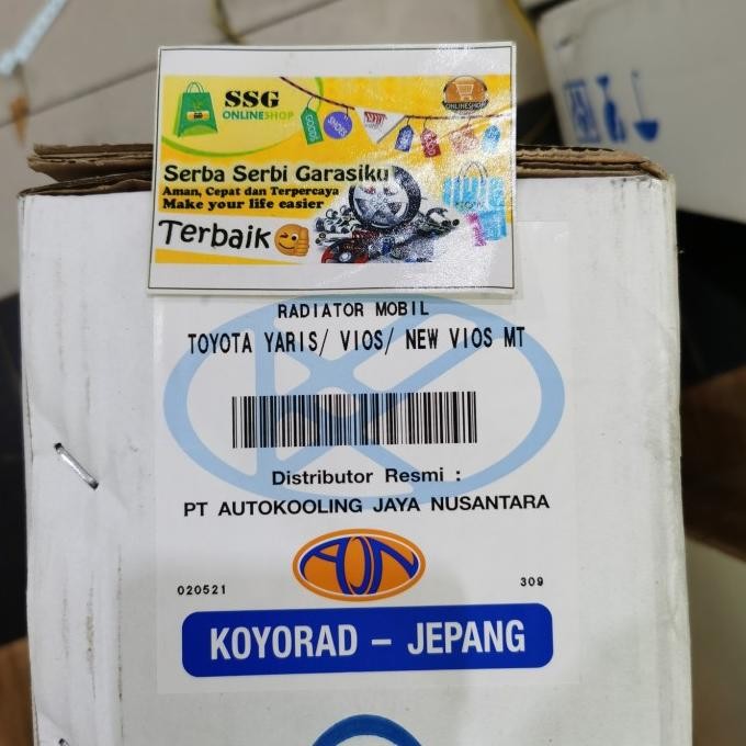 Radiator Assy New Vios Yaris Manual Koyorad
