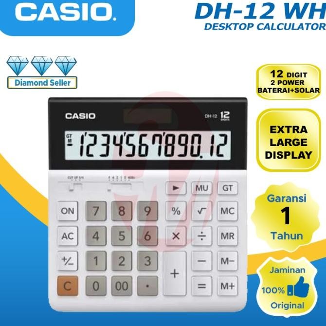 

Terlaris Kalkulator Casio Dh 12 Bk Ready Stok
