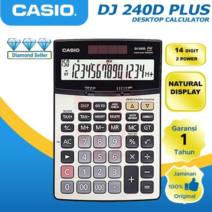 

Terlaris Kalkulator Casio Dj 240Dplus Ready Stok