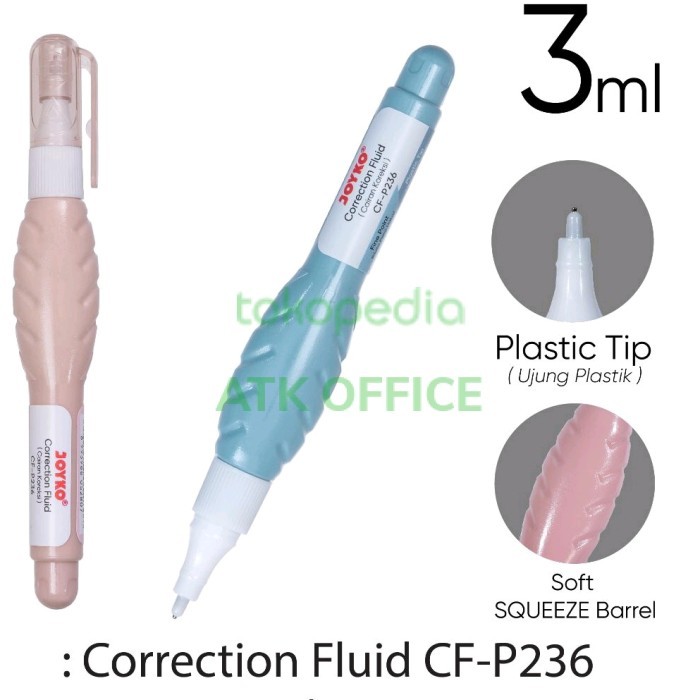 

Tipex Cair Joyko / Correction Fluid Joyko Cf-P236 Lusinan (12Pcs)