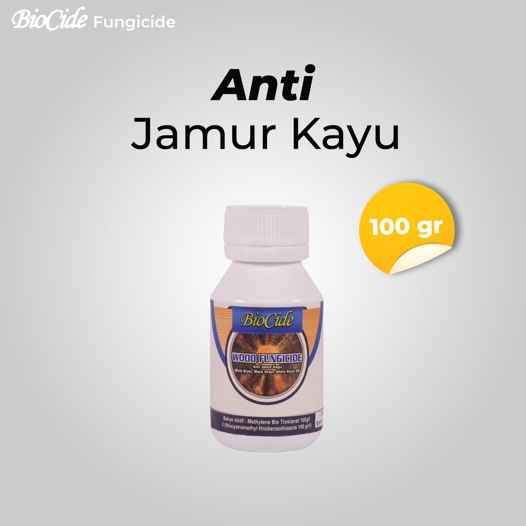 Obat Anti Jamur Ampuh Biocide Wood Fungicide 100 gr Pencegah Blue Stain Black Stain