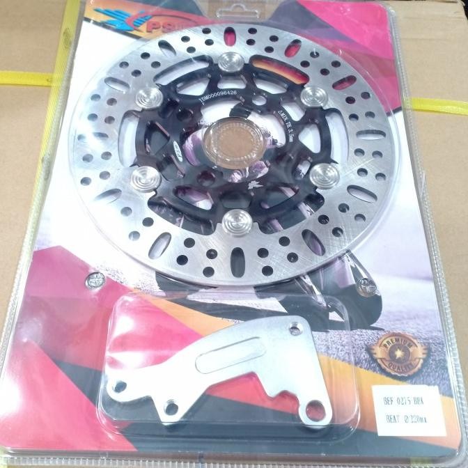 disc psm scoopy fi 220mm/ piringan cakram psm cnc 220mm scoopy karbu Terlaris