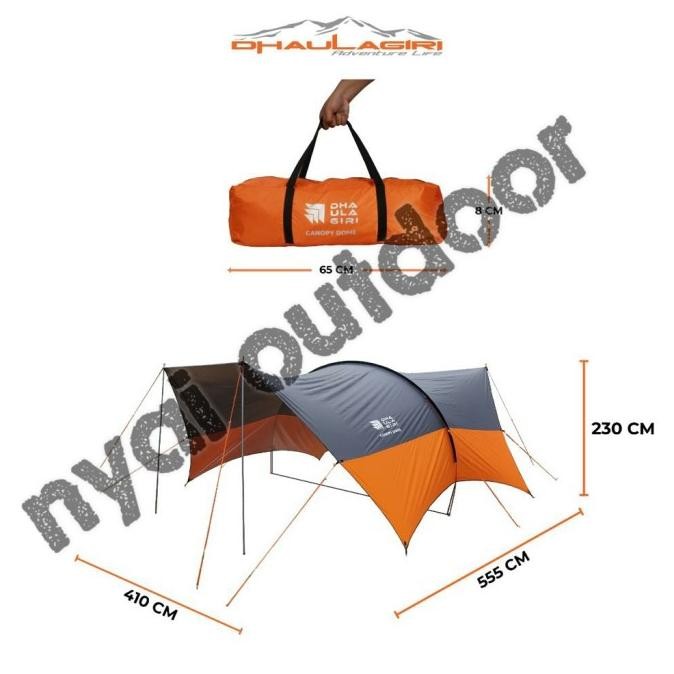 awning tiang flysheet set canopy dome tenda dhaulagiri camping Terlaris