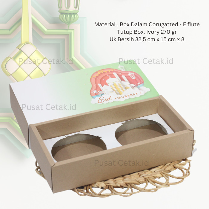 

BOX HAMPERS IMLEK /DUS KUE IMLEK / KOTAK KUE KERING IMLEK /DUS PARCEL