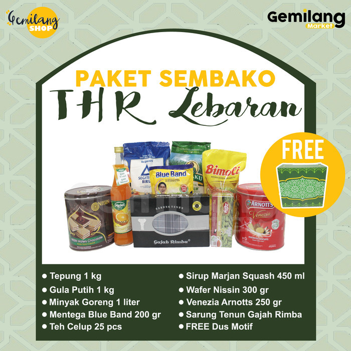 

PAKET THR PARCEL LEBARAN