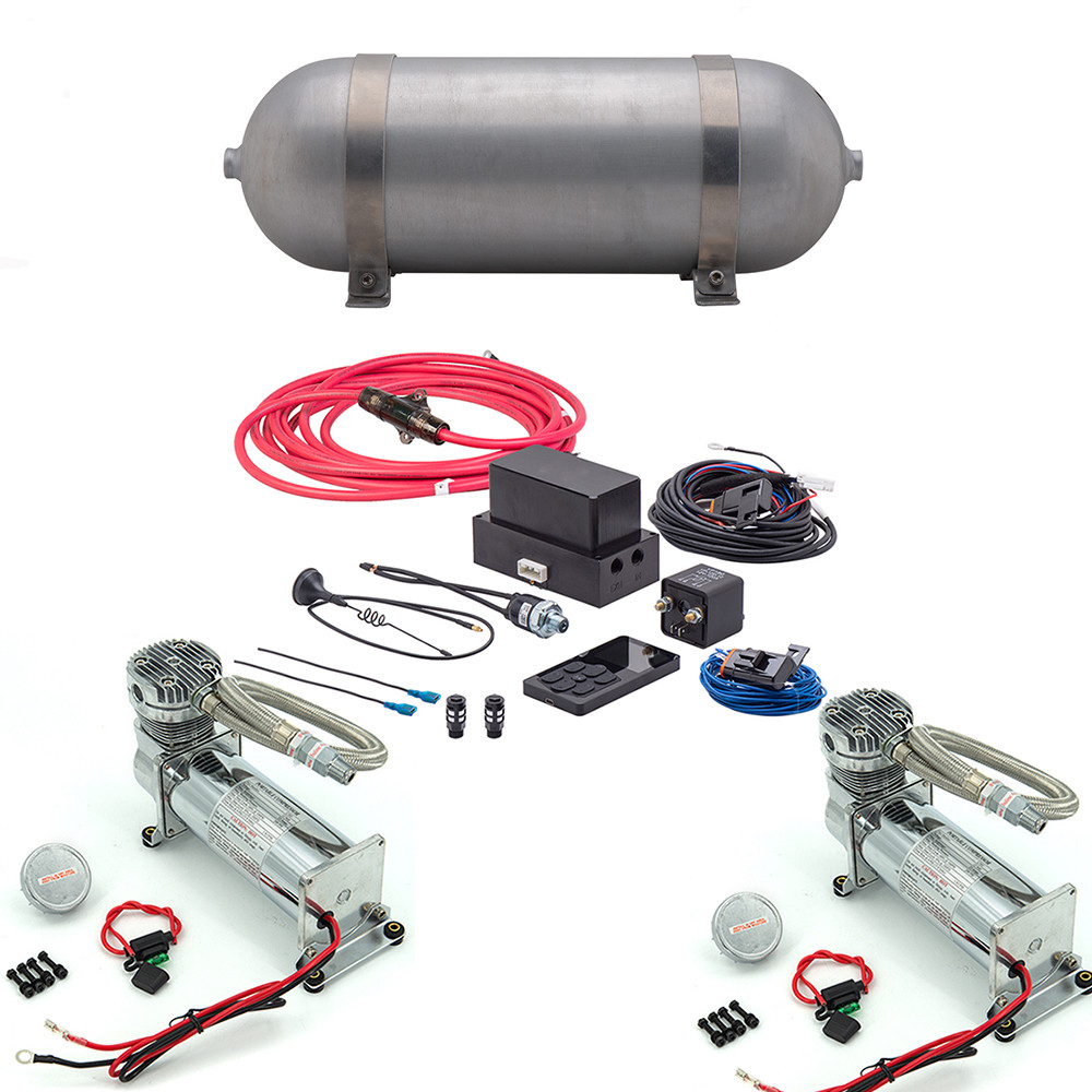 BARU Universal Air Management Kit Air Suspension System Electronic Controller System With 1pcs Seaml