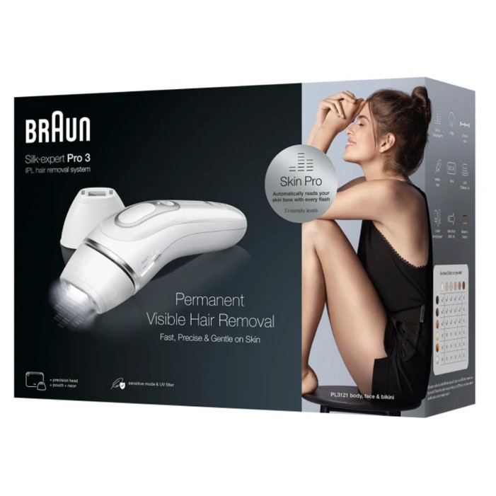 

Braun IPL Silk expert Pro 3 PL 3121 Permanent Hair Removal