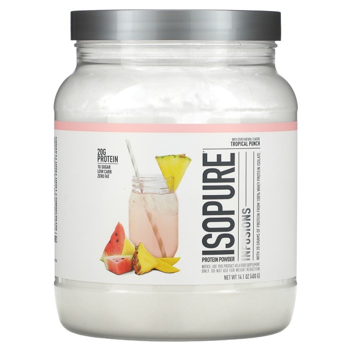 

Isopure Protein Powder Infusions Tropical Punch 14.1 oz (400 g)