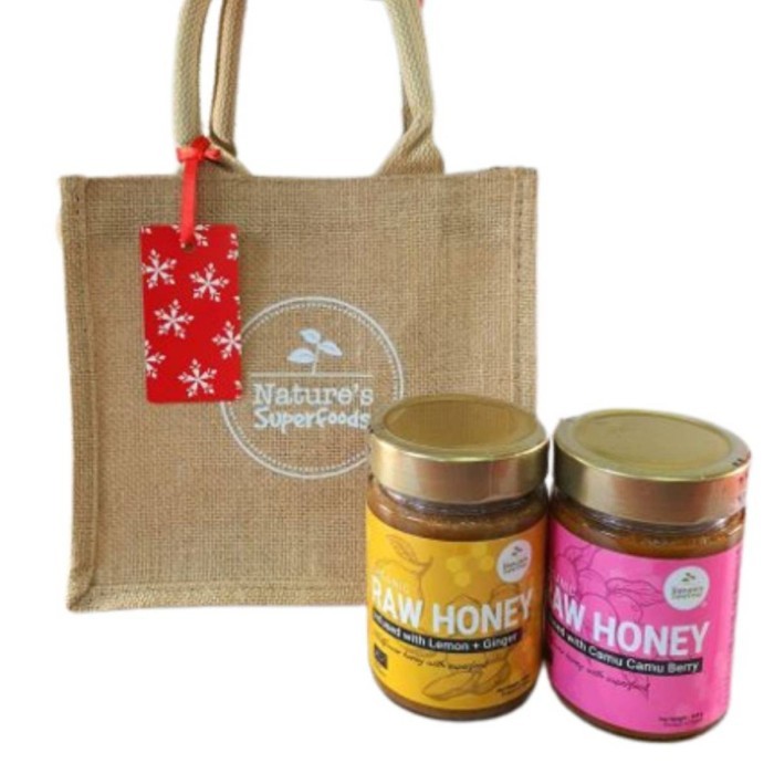 

Nature's Superfoods Raw Honeys Gift Set - Ginger Lemon + Camu 1 X 930G