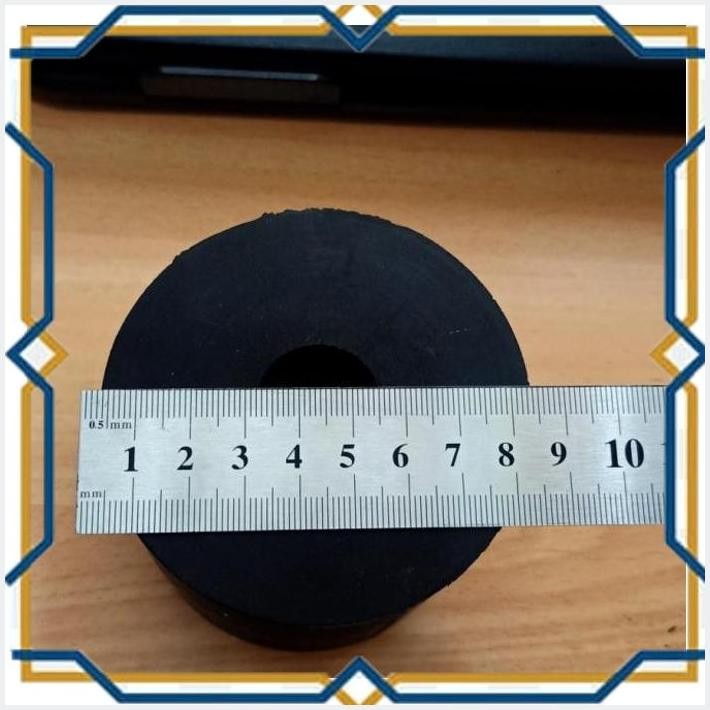 [SBD] RUBBER MOUNTING KARET DUDUKAN MESIN BANTALAN KARET D80MM-L.20MM-T.80MM
