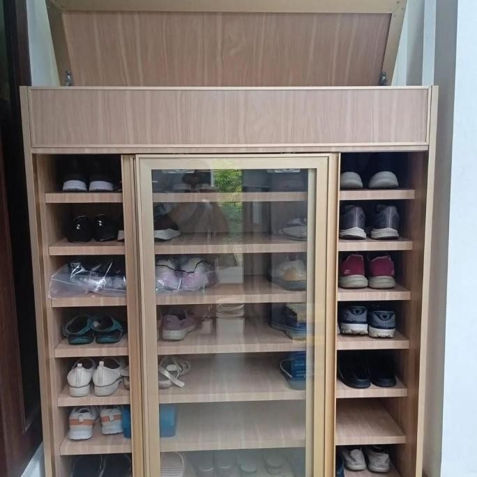 Sale Lemari Sepatu Aluminium