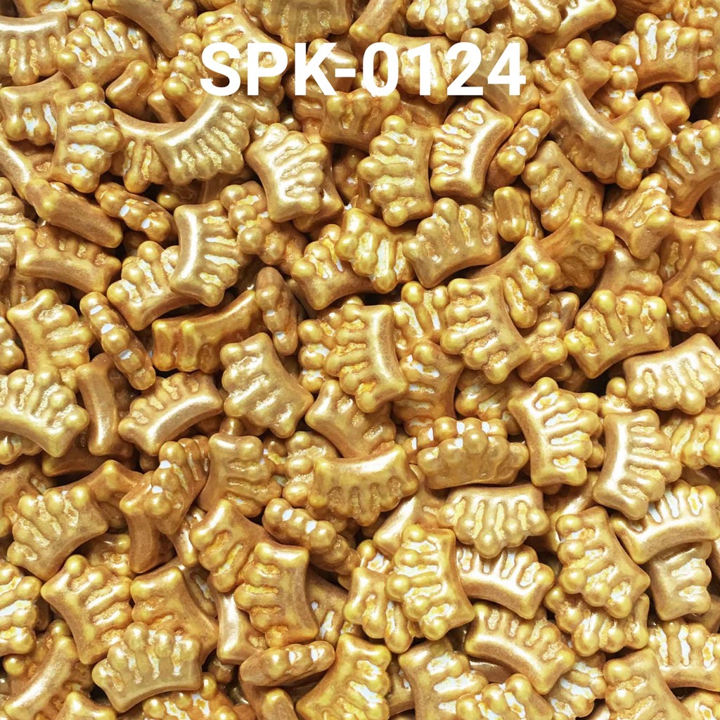 

SPK-0124 Sprinkles sprinkle sprinkel 1kg 1 kg kilo crown mahkota emas (SPRINKLES)