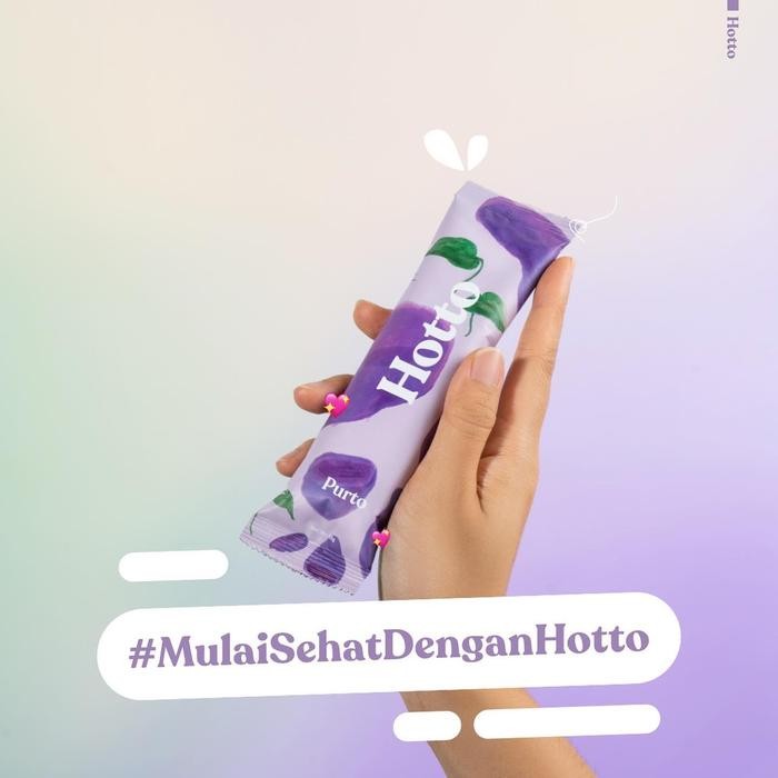 

HOTTO PURTO - 1 POUCH (16 SACHET) MULTIGRAIN, OATMEAL, SEREAL DENGAN UBI UNGU