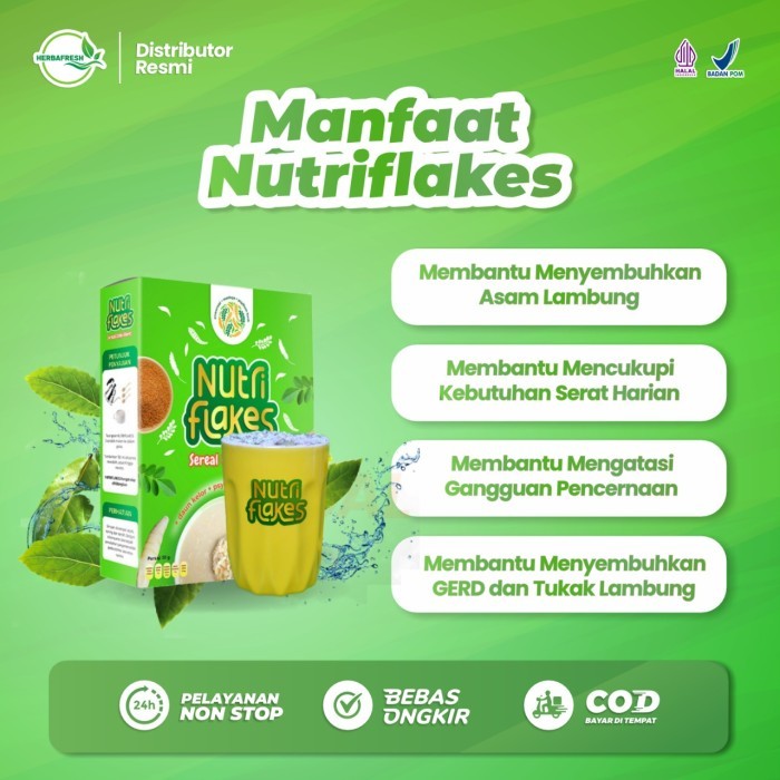 

NUTRIFLAKES SEREAL UMBI GARUT SOLUSI PERMASALAHAN LAMBUNG