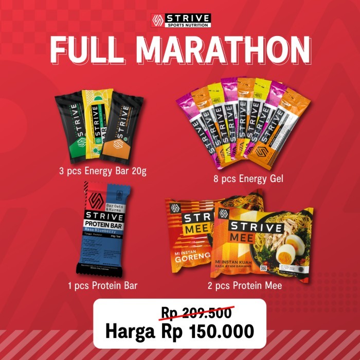 

STRIVE - PROMO PAKET LARI FULL MARATHON