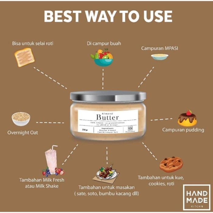 

ALMOND BUTTER ORGANIC 250 GR / SELAI ALMOND