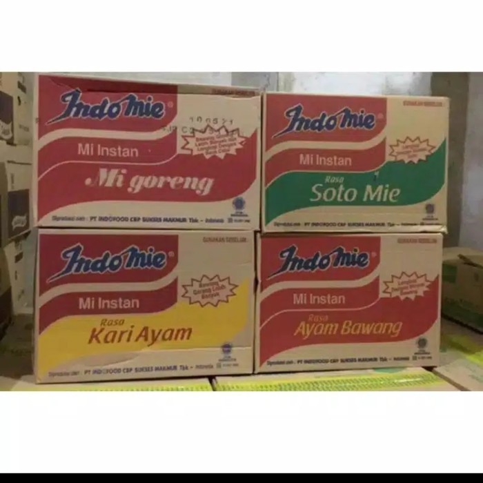 

INDOMIE GORENG/SOTO/AYAM BAWANG/KARI
