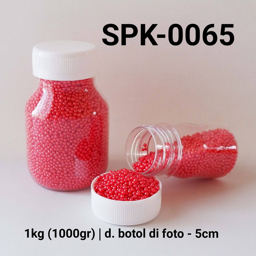 

SPK-0065 Sprinkles sprinkle sprinkel 1kg 1 kg kilo mutiara merah (SPRINKLES)