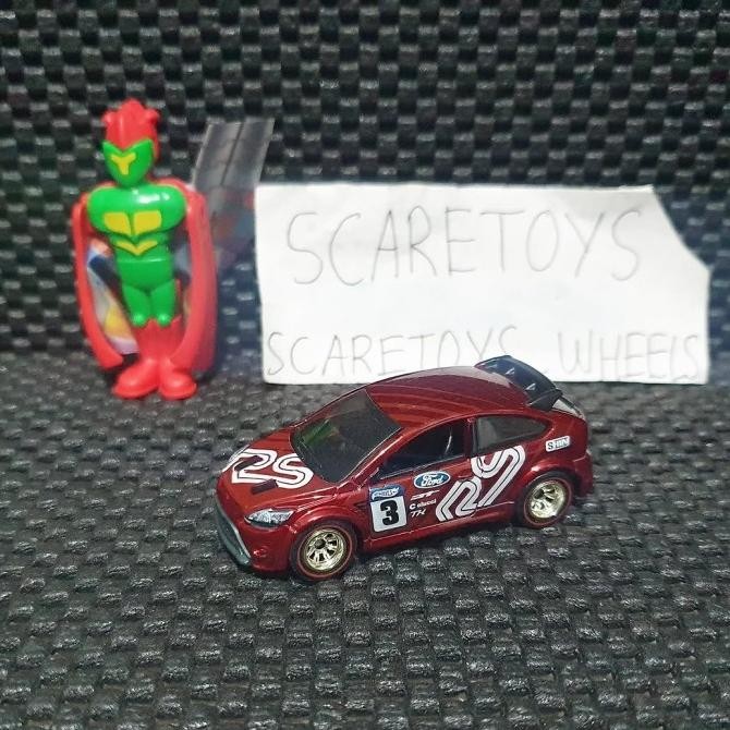 FORSALE HOT WHEELS 08 FORD FOCUS RS SUPER TREASURE HUNT THS TH% MERAH RED LOOSE