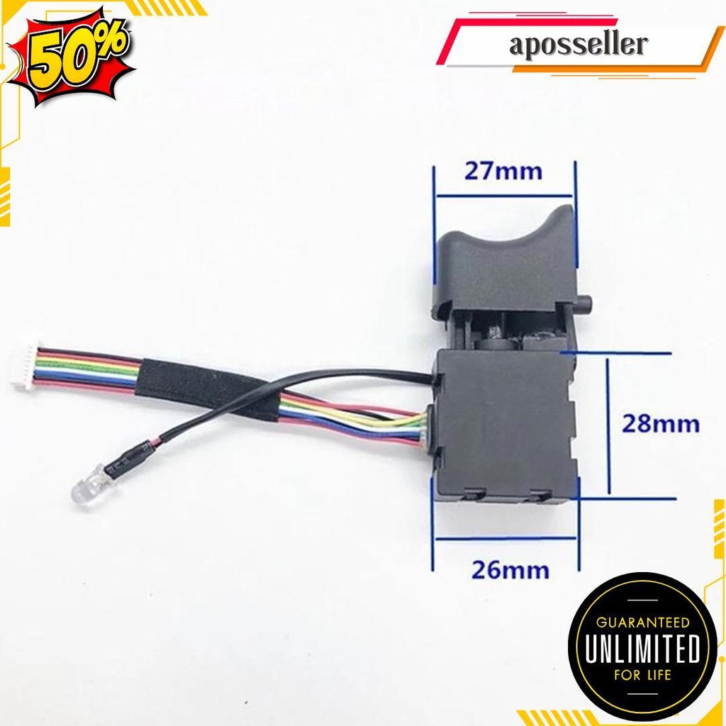 Saklar Switch Trigger Modul Board Esc Speed Controller Impact Wrench Drill Brushless Jld Nagawa Sakl