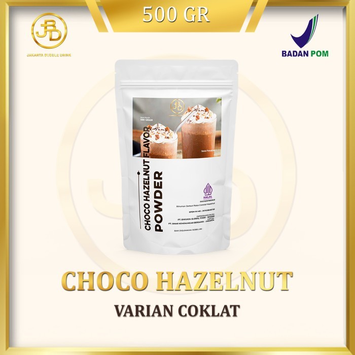 

BUBUK MINUMAN PREMIUM CHOCO HAZELNUT 1KG JAKARTA BUBBLE DRINK